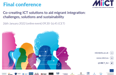 Conferencia final del MIICT: Cocreación de soluciones TIC para ayudar a la integración de los inmigrantes: desafíos, soluciones y sostenibilidad