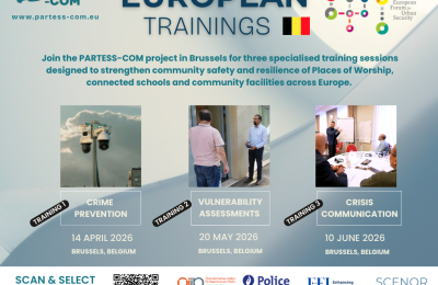 PARTESS-COM y EFUS presentan una serie de formaciones europeas para fortalecer la seguridad en espacios públicos